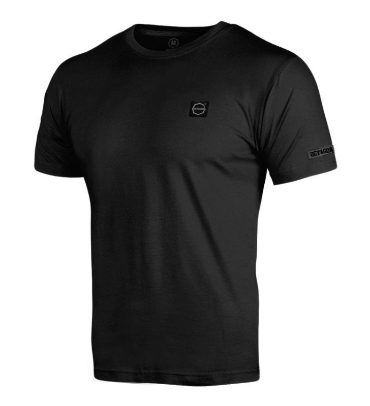 👕⚫ OCTAGON Small Logo T-Shirt – Black/Grey