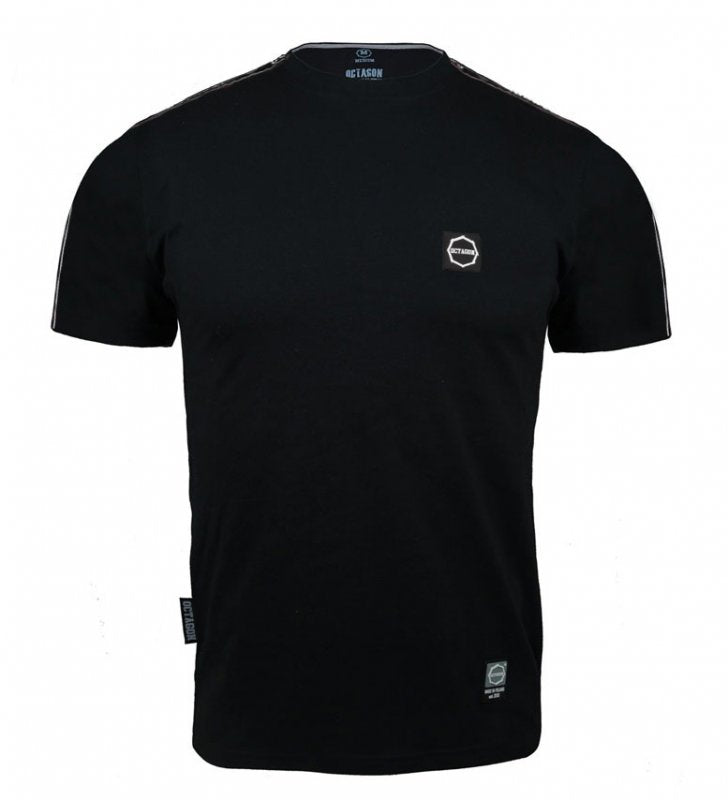 🥊 OCTAGON T-Shirt STRIPE Black/White