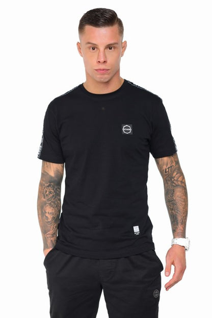 🥊 OCTAGON T-Shirt STRIPE Black/White
