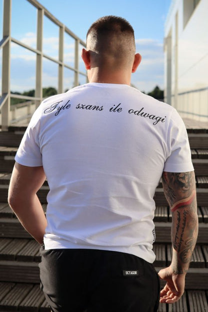 👕 OCTAGON T-Shirt – “As Many Chances As Courage”