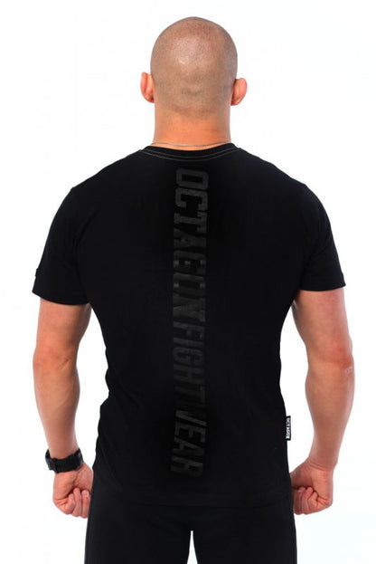 Octagon T-shirt Vertical Black/Black