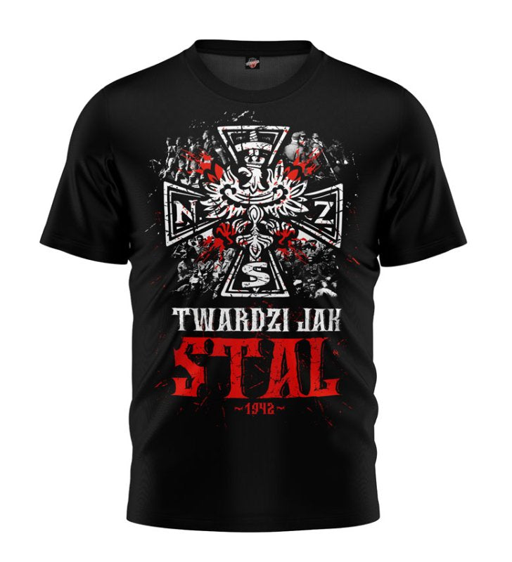 🖤 odziez-uliczna.pl “Twardzi Jak Stal” T-Shirt – Black