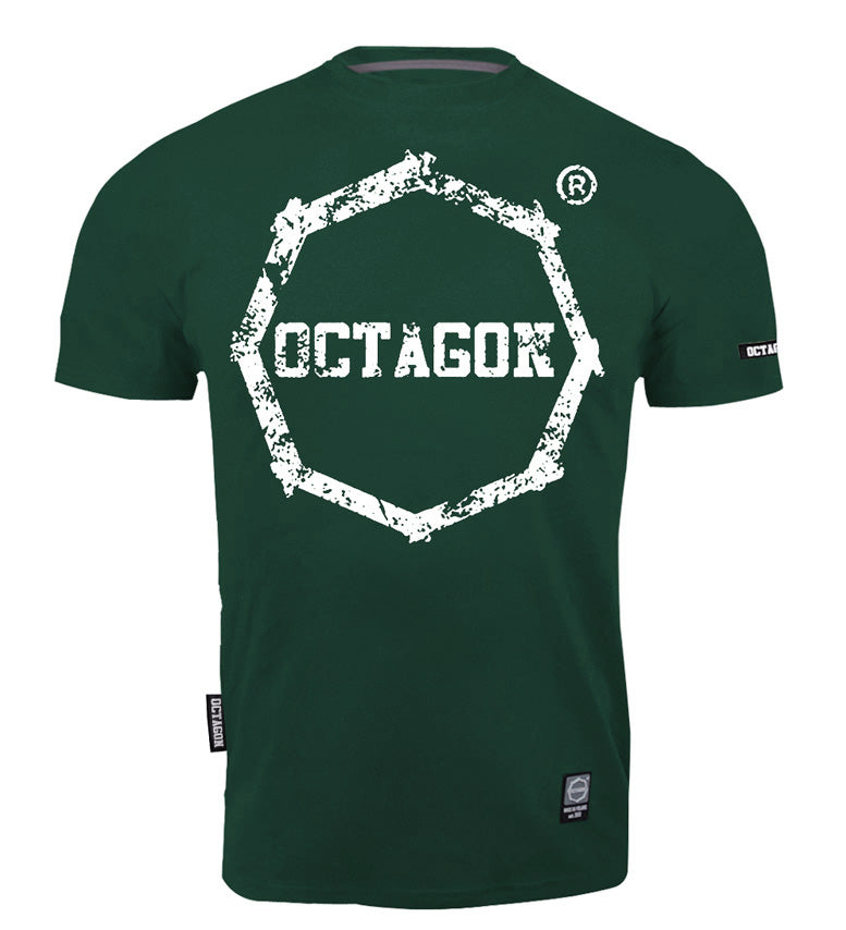 🥊 OCTAGON T-Shirt Logo Smash Green