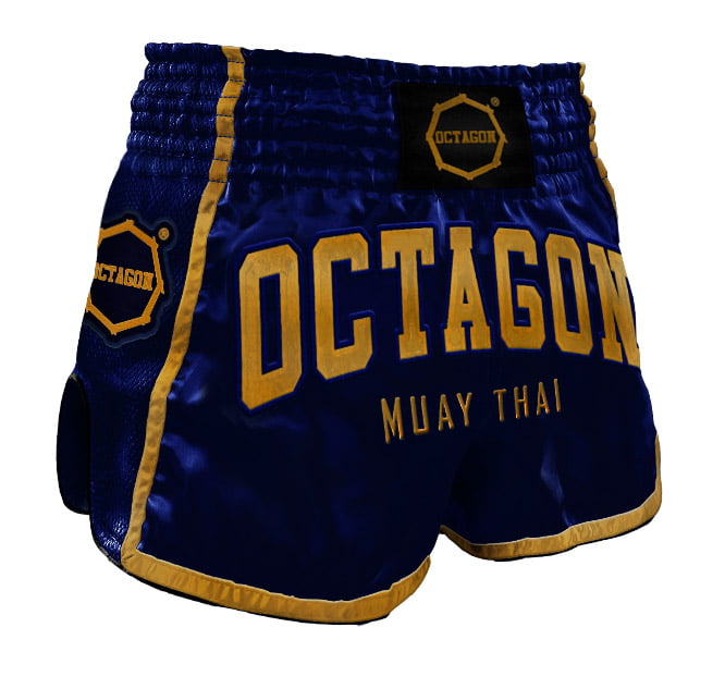 Muay Thai Shorts Octagon Dark navy/Gold