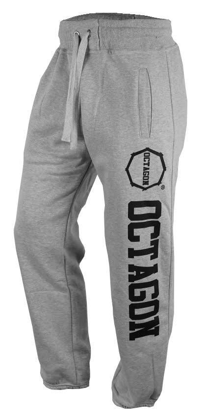 Trousers Octagon Big Logo Caption Grey