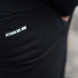 Trousers Octagon Big Logo Caption black