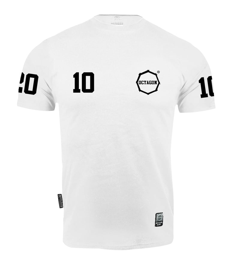 T-shirt Octagon "10" white