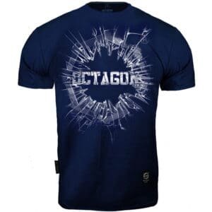 T-shirt Octagon Crushed Logo dark navy