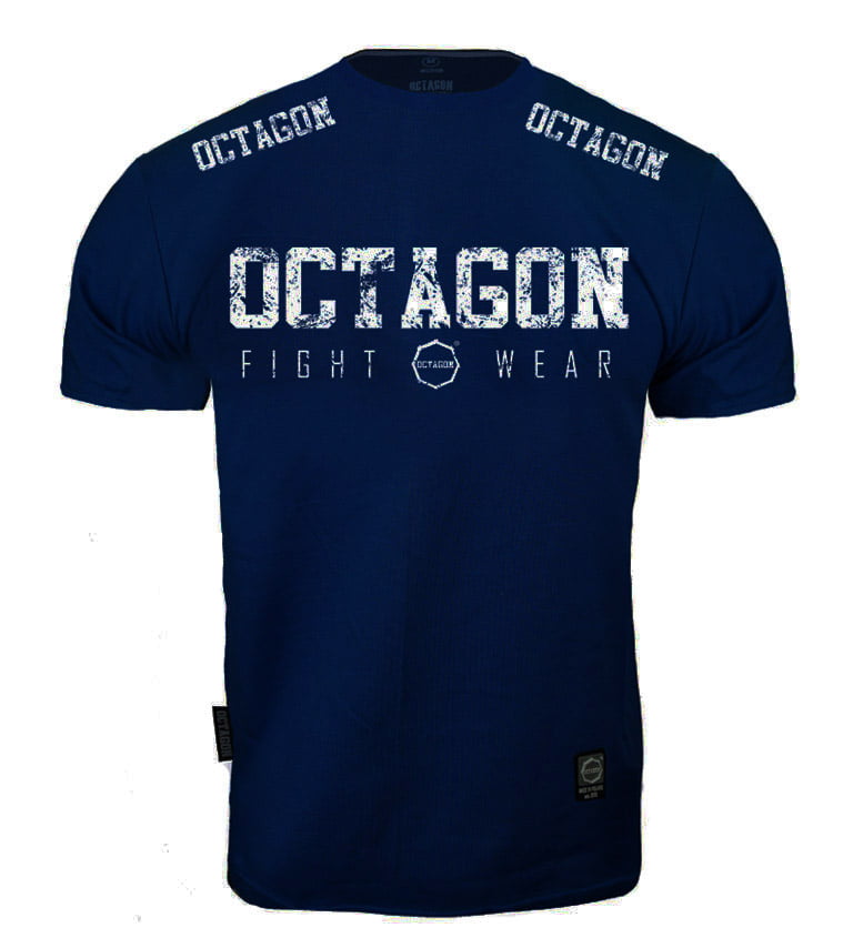 T-shirt Octagon Fight Wear OCTAGON granatowy