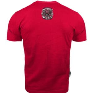 T-shirt Octagon In Fight We Trust bloody red
