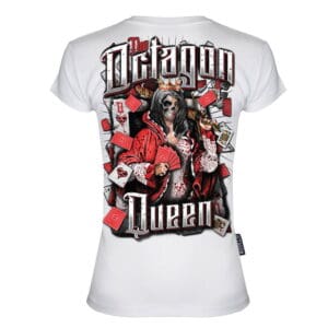 T-shirt Octagon Queen white