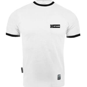 T-shirt Octagon Small Logo Caption white