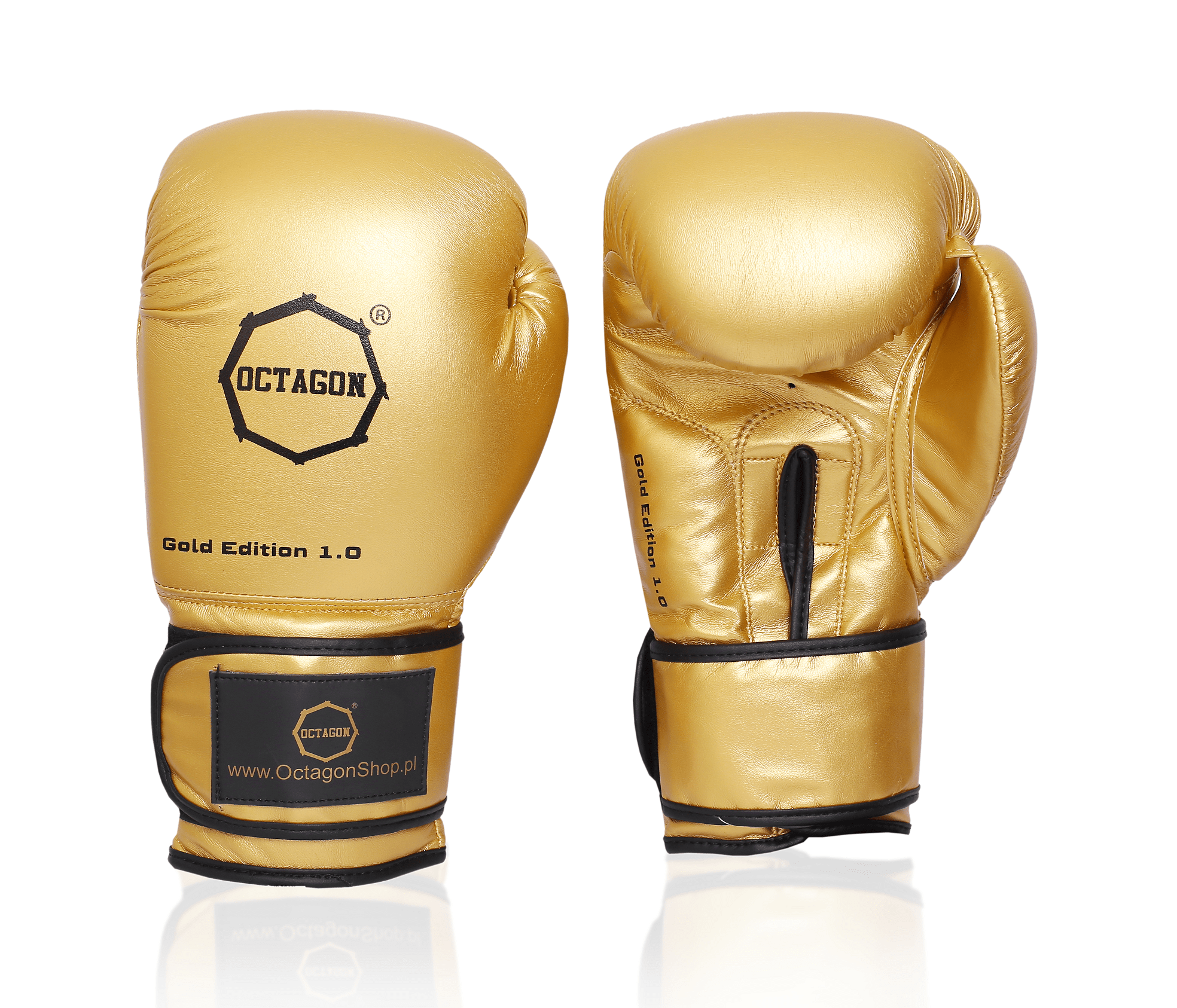 Boxing Gloves Octagon Gold Edition 1.0 Faux Leather Gold - Octagon Shop ...