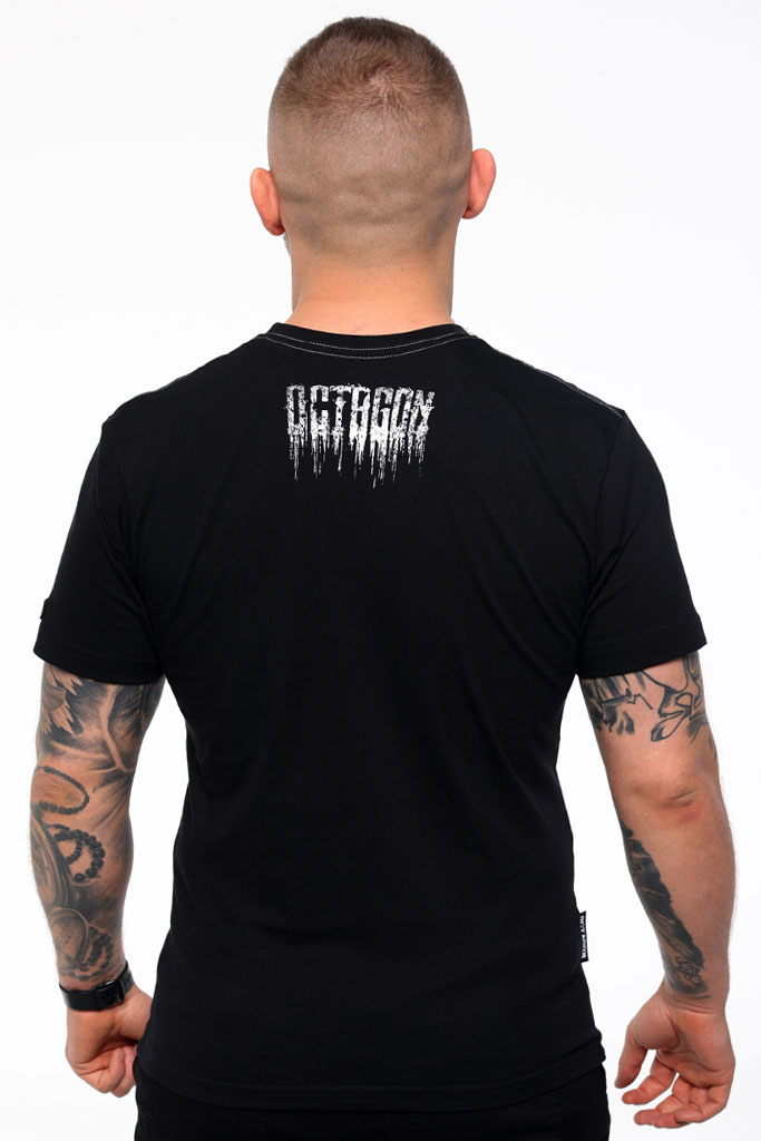Men’s T-shirt Octagon Death Font black – Octagon Shop UK – Streetware