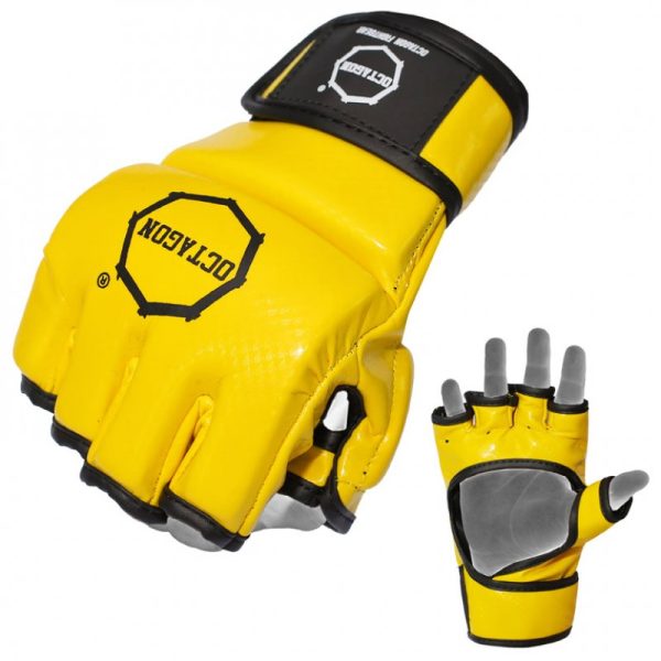 MMA GLOVES Octagon KEVLAR yellow - Image 3