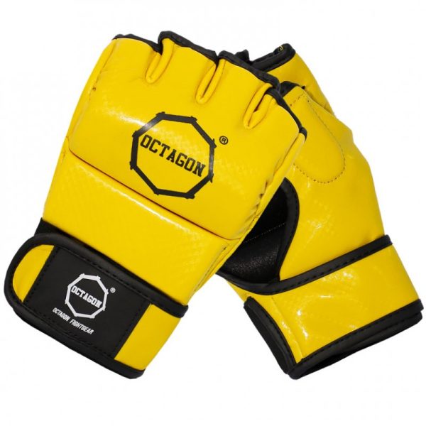 MMA GLOVES Octagon KEVLAR yellow - Image 2