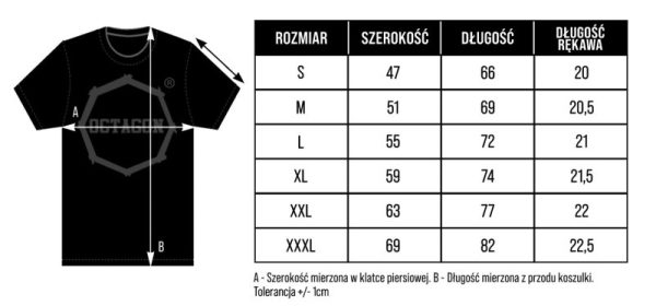 T-shirt Octagon Polska biało-czerwony - Image 4