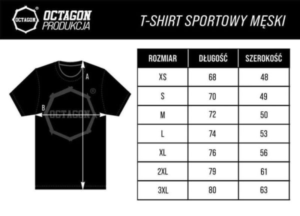 SPORT T-shirt Octagon Polska Orzeł biała Limited Edition - Image 4